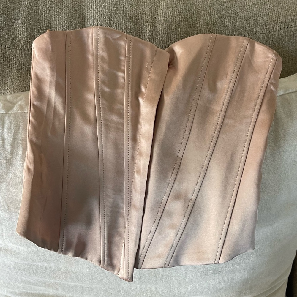 Zara Blush Satin Top